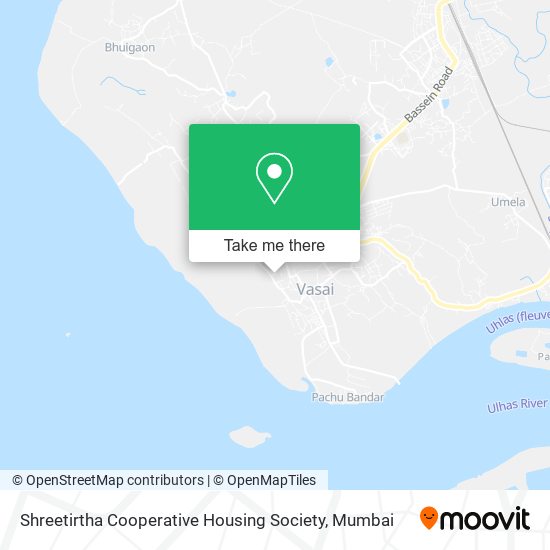 Shreetirtha Cooperative Housing Society map