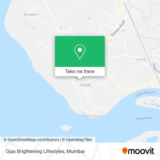 Ojas Brightening Lifestyles map