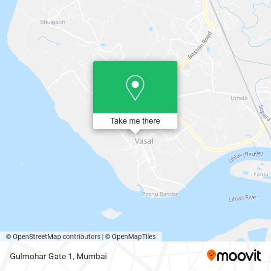 Gulmohar Gate 1 map