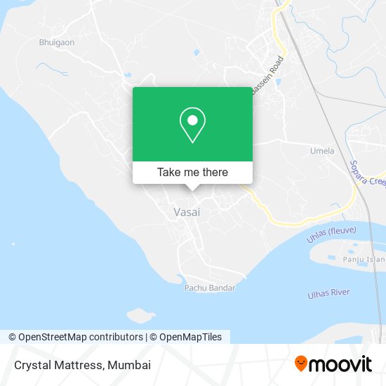 Crystal Mattress map