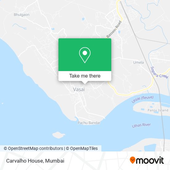 Carvalho House map