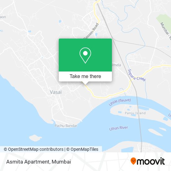 Asmita Apartment map