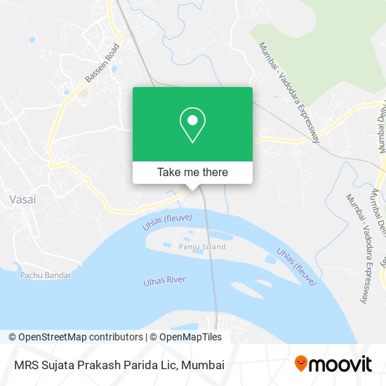 MRS Sujata Prakash Parida Lic map