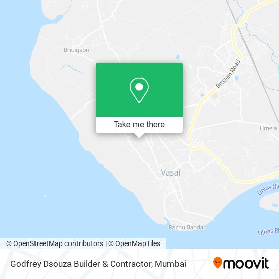 Godfrey Dsouza Builder & Contractor map