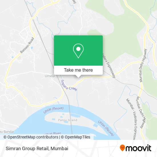 Simran Group Retail map