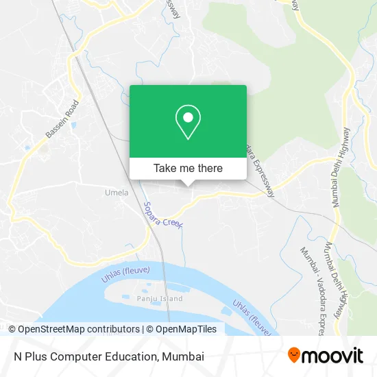 N Plus Computer Education map