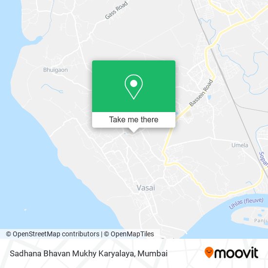 Sadhana Bhavan Mukhy Karyalaya map