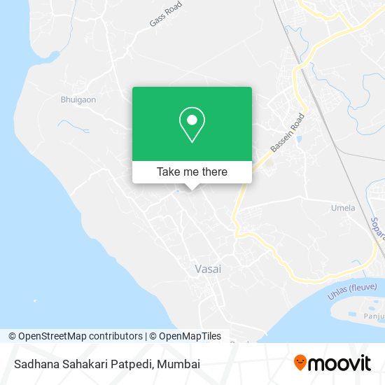 Sadhana Sahakari Patpedi map