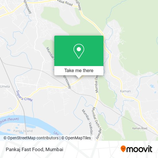 Pankaj Fast Food map