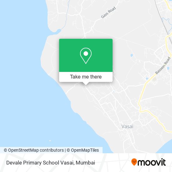 Devale Primary School Vasai map