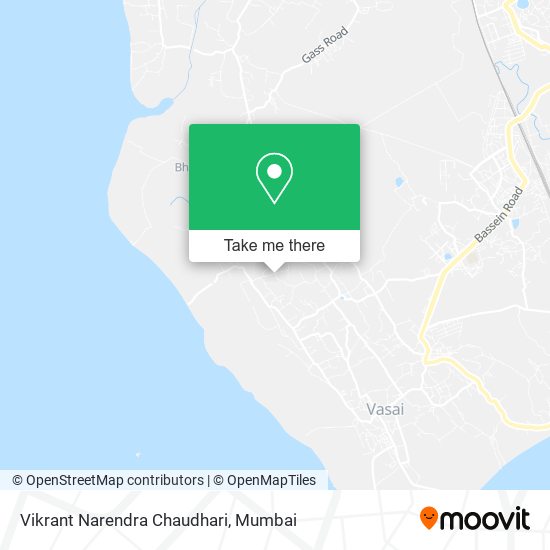 Vikrant Narendra Chaudhari map