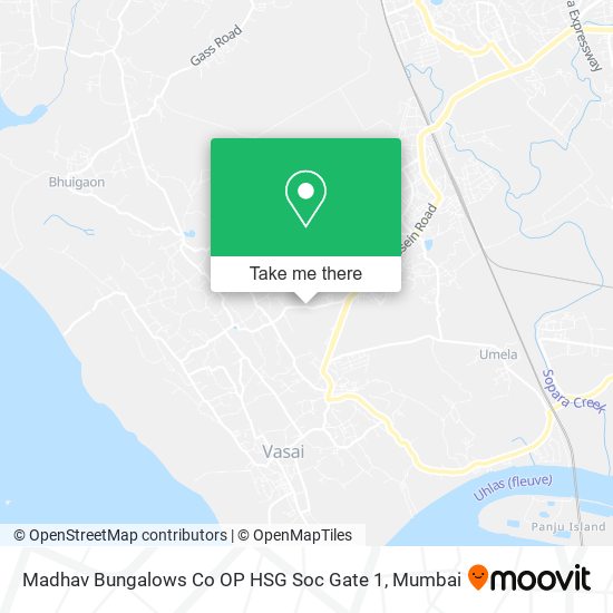 Madhav Bungalows Co OP HSG Soc Gate 1 map