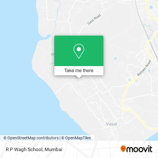 R P Wagh School map