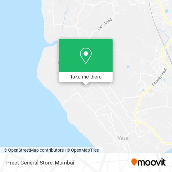 Preet General Store map