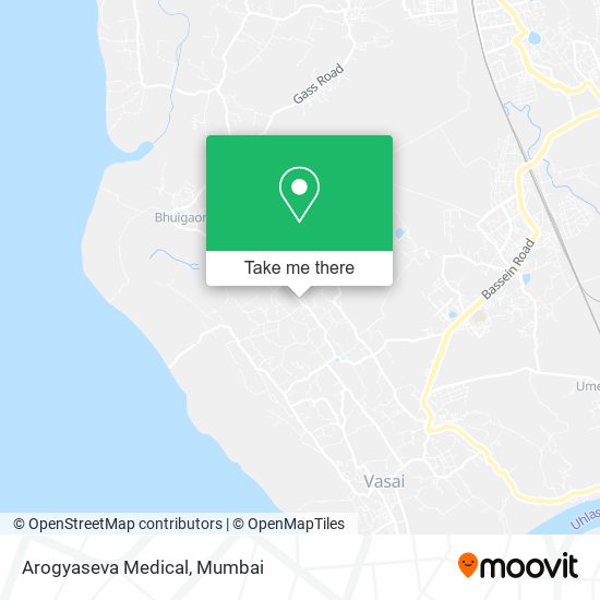 Arogyaseva Medical map