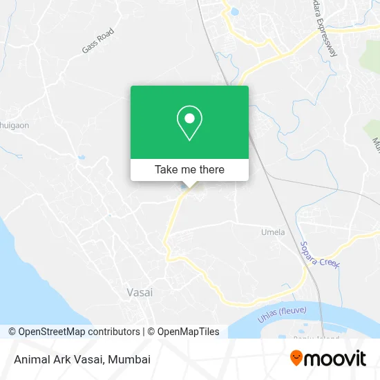 Animal Ark Vasai map
