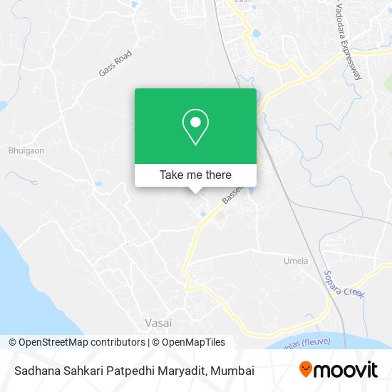 Sadhana Sahkari Patpedhi Maryadit map