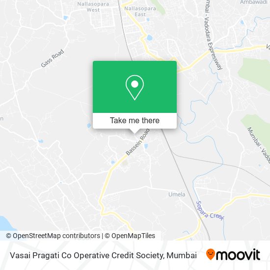 Vasai Pragati Co Operative Credit Society map