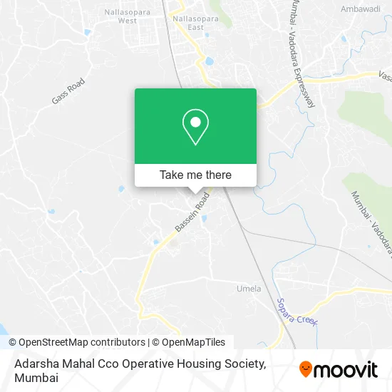 Adarsha Mahal Cco Operative Housing Society map
