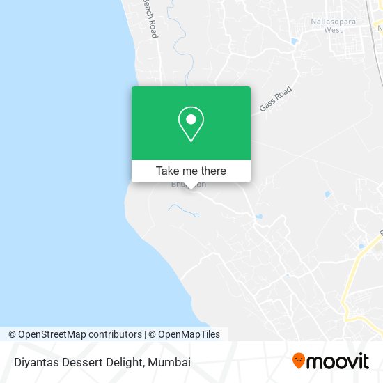 Diyantas Dessert Delight map