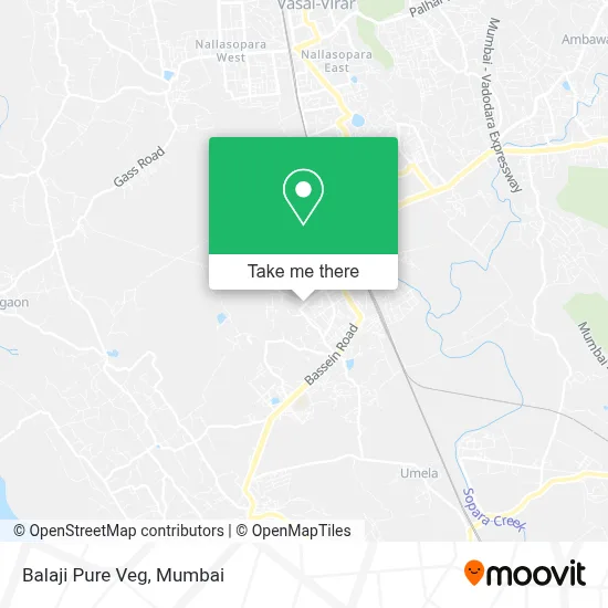 Balaji Pure Veg map