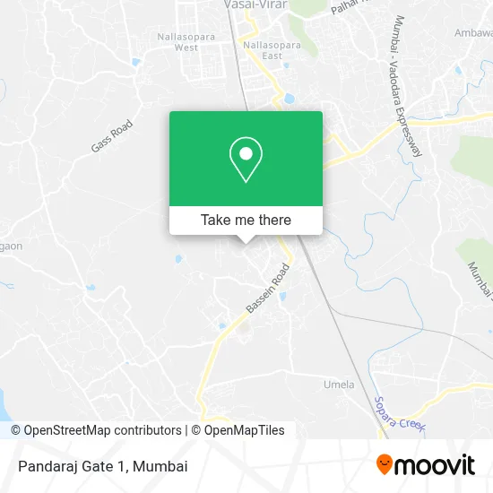 Pandaraj Gate 1 map
