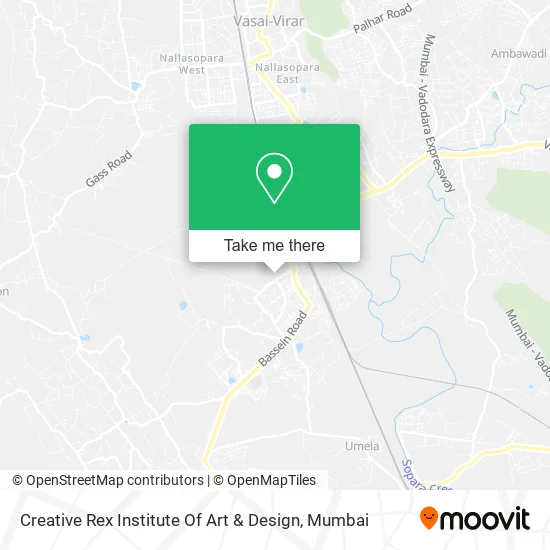 Creative Rex Institute Of Art & Design map