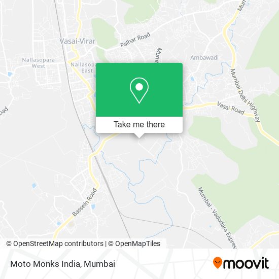 Moto Monks India map