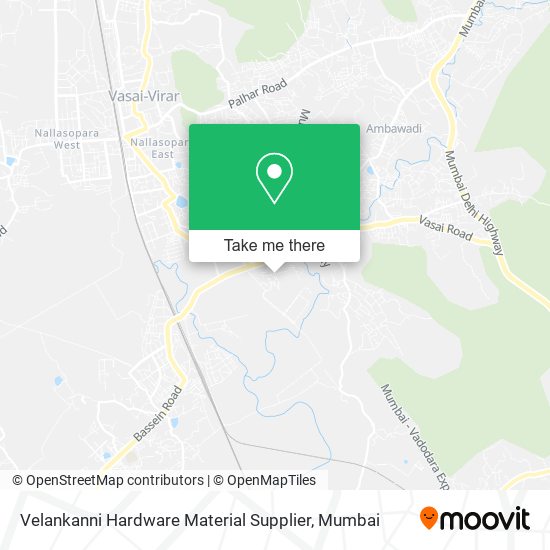 Velankanni Hardware Material Supplier map