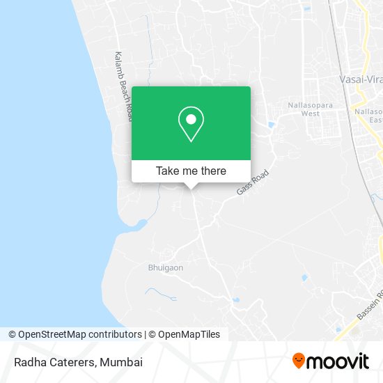 Radha Caterers map