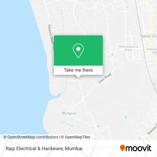 Ragi Electrical & Hardware map