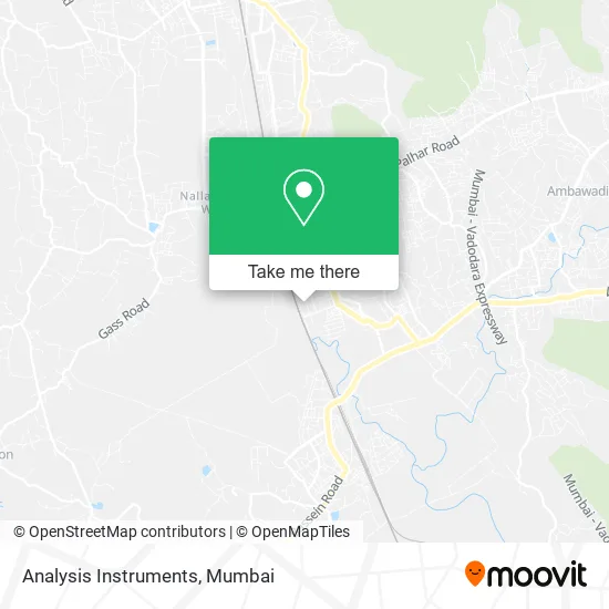 Analysis Instruments map