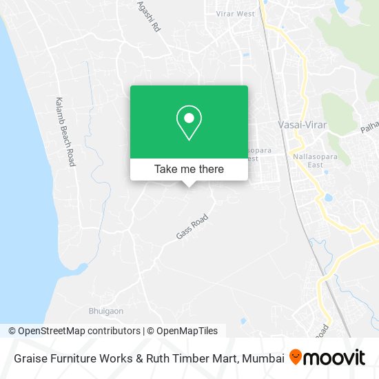 Graise Furniture Works & Ruth Timber Mart map