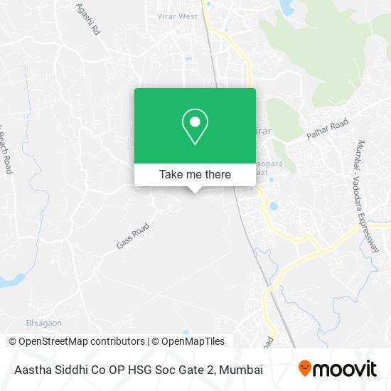 Aastha Siddhi Co OP HSG Soc Gate 2 map