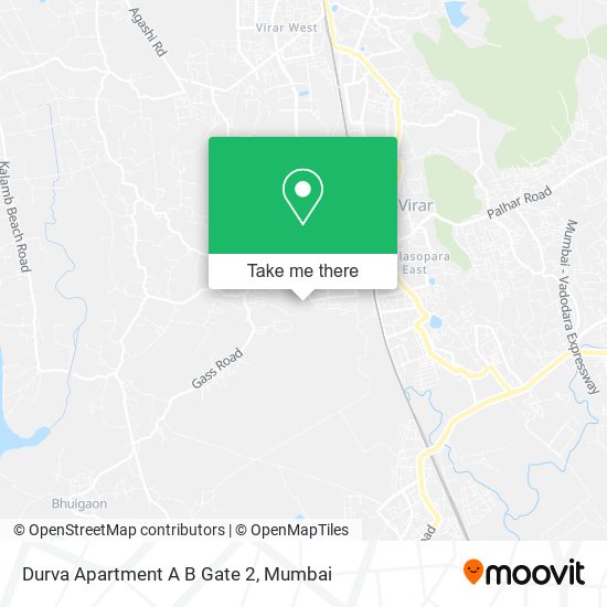 Durva Apartment A B Gate 2 map