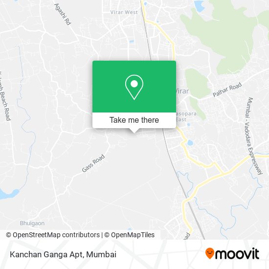 Kanchan Ganga Apt map