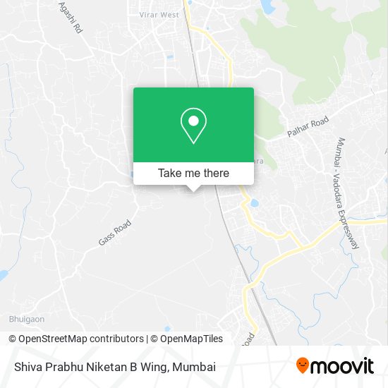 Shiva Prabhu Niketan B Wing map