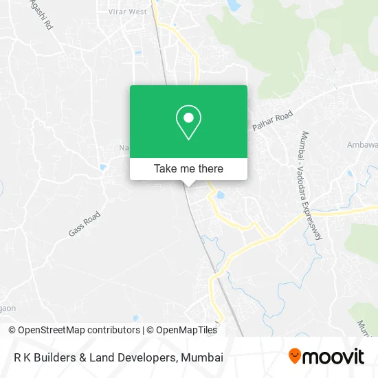 R K Builders & Land Developers map