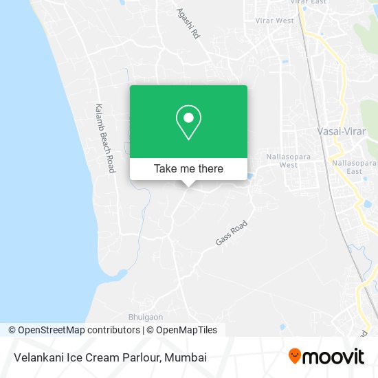 Velankani Ice Cream Parlour map