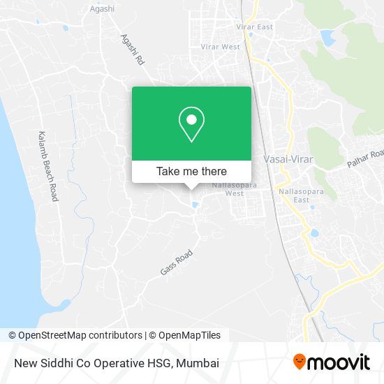 New Siddhi Co Operative HSG map