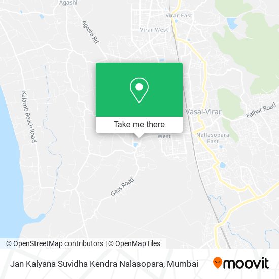 Jan Kalyana Suvidha Kendra Nalasopara map
