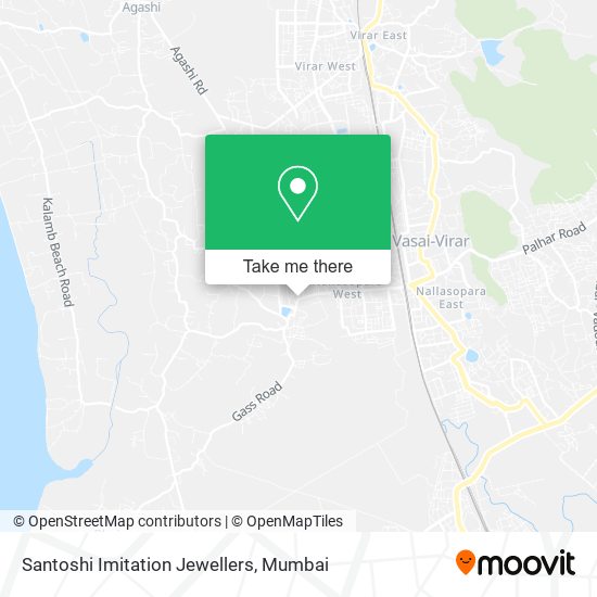 Santoshi Imitation Jewellers map