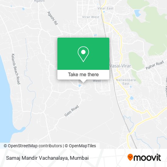 Samaj Mandir Vachanalaya map