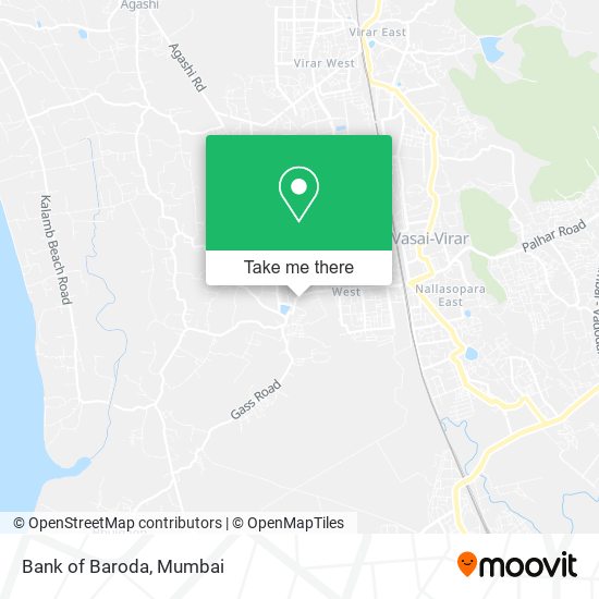 Bank of Baroda map