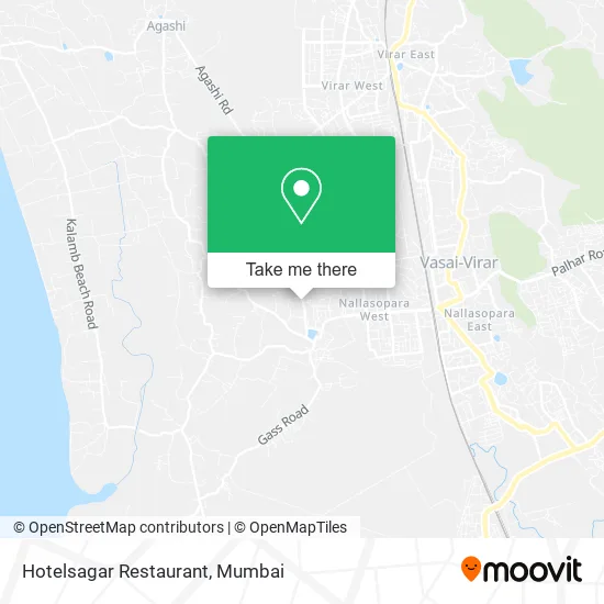 Hotelsagar Restaurant map