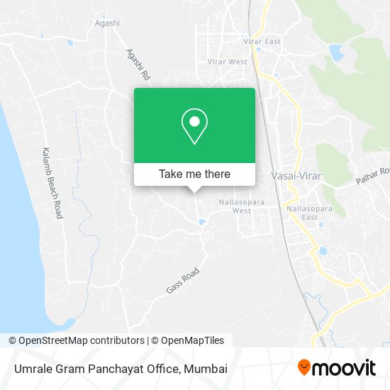 Umrale Gram Panchayat Office map