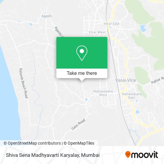 Shiva Sena Madhyavarti Karyalay map