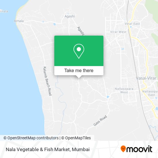 Nala Vegetable & Fish Market map