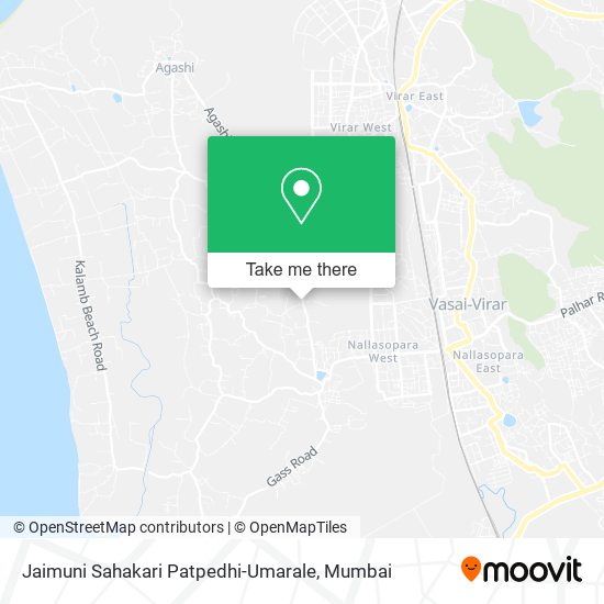 Jaimuni Sahakari Patpedhi-Umarale map