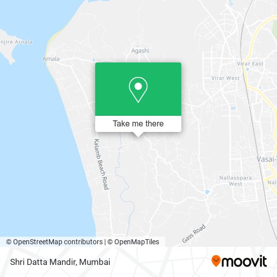 Shri Datta Mandir map